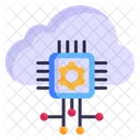 Cloud-Prozessor  Symbol