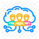 Public Cloud Computing Icon