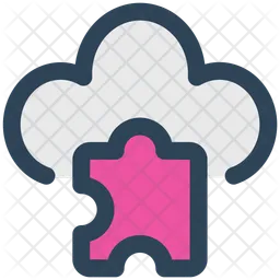 Cloud puzzle  Icon