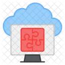 Cloud Puzzle Solution Cloud Computing Cloud Component Icon