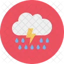 Cloud Thunder Rain Icon