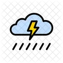 Storm Rain Cloud Icon