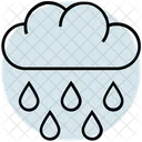 Summer Cloud Rain Icon