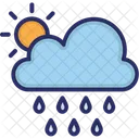 Cloud Sun Rain Icon