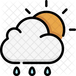 Cloud rain sun  Icon