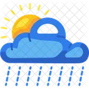 Cloud Rain Sun  Icon