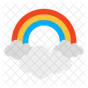 Cloud Rainbow  Icon