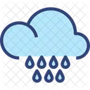 Cloud Raindrops  Icon