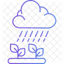 Cloud raining  Icon