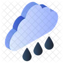 Cloud Raining Rainfall Thunderstorm Icon