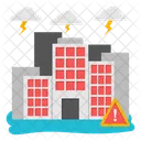 Cloud raining  Icon