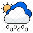 Cloud raining  Icon