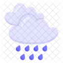 Cloud Raining  Icon