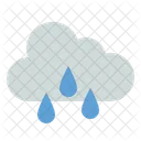 Rain Drop Overcast Icon