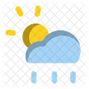 Cloud Rainy Sun Cloud Sun Icon
