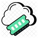 Cloud Ram Random Access Memory Cloud Infrastructure Icon