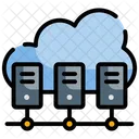 Cloud-Rechenzentrum  Symbol