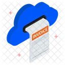Cloud-Rechnung  Symbol