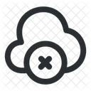 Cloud Cloud Error Remove Icon