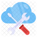 Cloud Reparatur Cloud Einstellungen Cloud Management Symbol