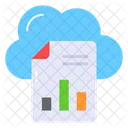 Cloud Report Data Icon