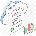 Cloud Report Analytics Cloud Service Icon