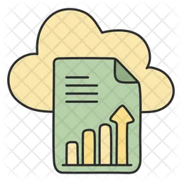 Cloud Reporting  Icon