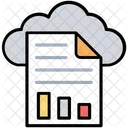 Cloud Reporting Data Icon