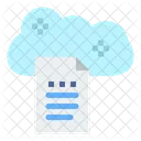 Cloud Reporting Cloud File Cloud Document Icon