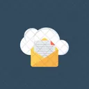 Cloud Reporting Documents Icon