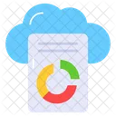 Cloud Reporting Business Icon