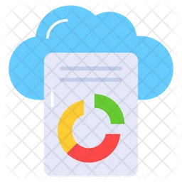Cloud reporting  Icon