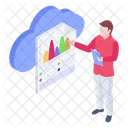 Cloud Reporting  Icon