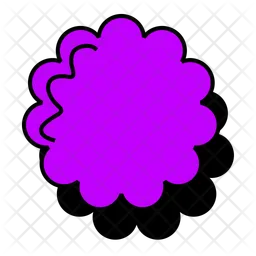 Cloud retro  Icon