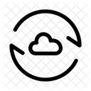 Cloud return  Icon