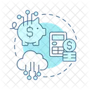 Il risparmio nel cloud come priorità  Icon