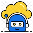 Cloud Robot Cloud Robotics Icon