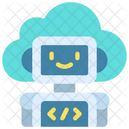 Cloud Robot  Icon