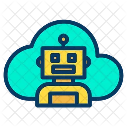 Cloud-Roboter  Symbol