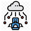 Cloud-Roboter  Symbol