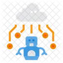 Cloud-Roboter  Symbol