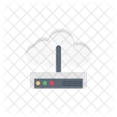 Cloud Router Modem Icon