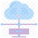 Antenna Server Cloud Computing Icon