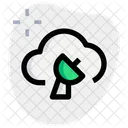 Wolke Satellit  Symbol