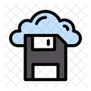 Save Floppy Cloud Icon