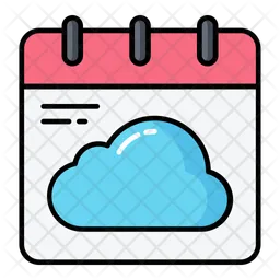 Cloud schedule  Icon