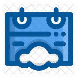 Cloud Schedule  Icon