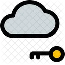 Cloud-Schlüssel  Symbol