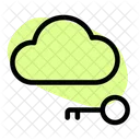 Cloud-Schlüssel  Symbol