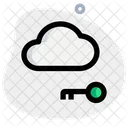 Cloud-Schlüssel  Symbol